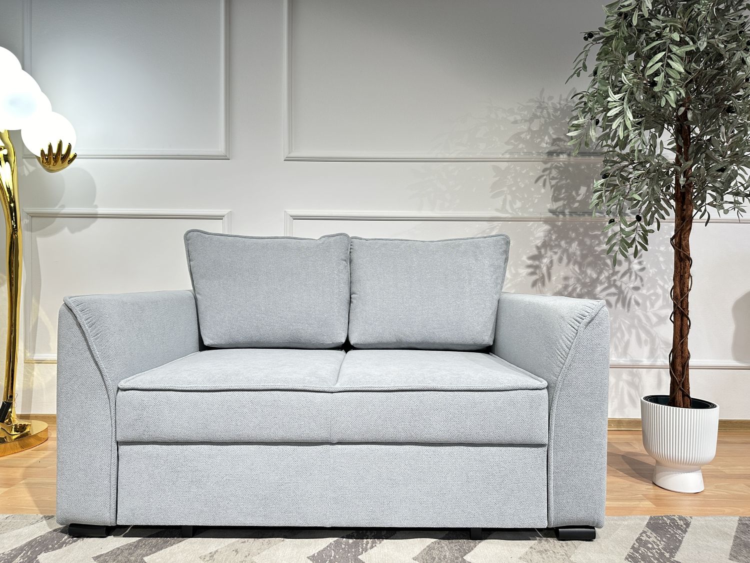 Sofa rozkładana z pojemnikiemim Viki Meblosoft