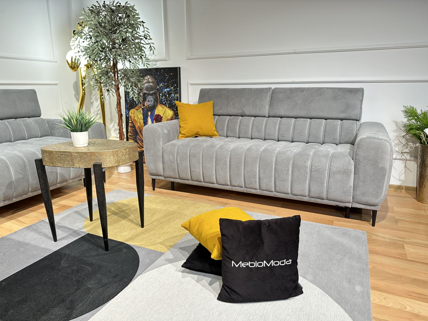Sofa Gandi z funkcją spania codziennego ze stelażem włoskim firmy Wersal