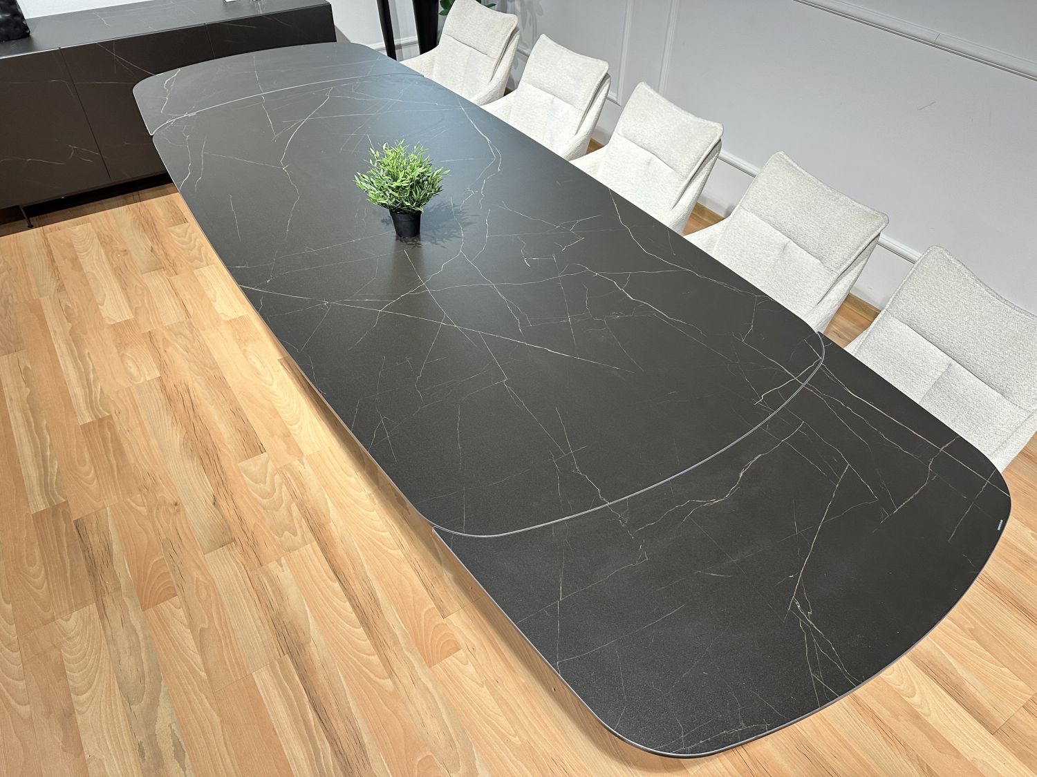 Stół spiek kwarcowy rozkładany Bravura 220x110 (+2x44)