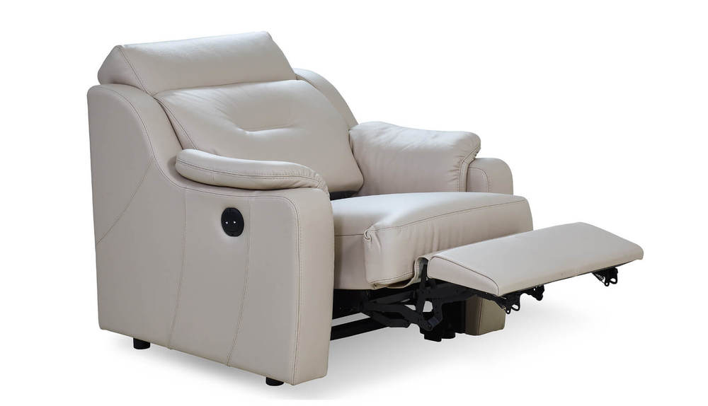 Fotel 1RPe2 Papavero z funkcją relaks elektryczną Vero klasyczny do salonu wygodny 