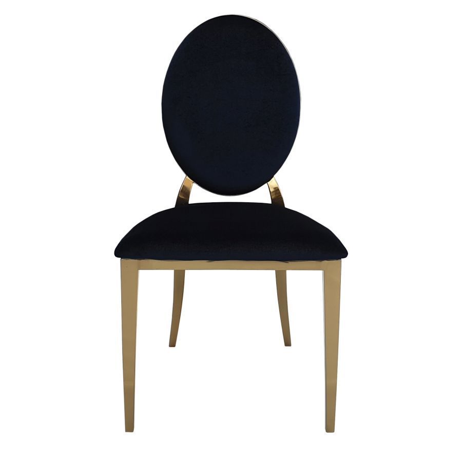 Nowoczesne krzesło ludwik FT 83 -Louis Glamour GOLD wybrana tkanina