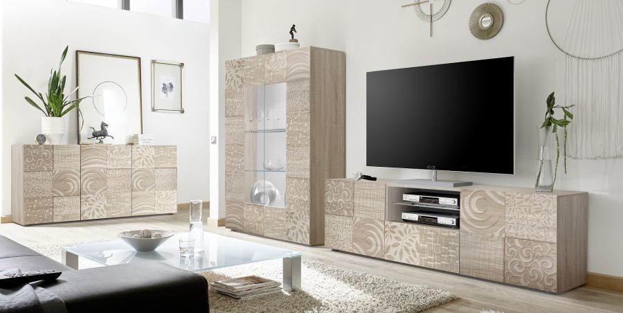 Witryna 2D Laminat Dąb Sonoma MIRO 201583-06
