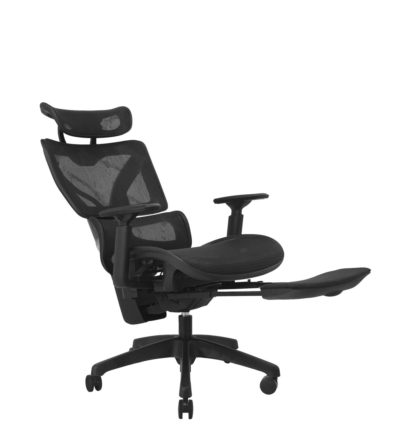 Fotel ergonomiczny z podnóżkiem Elton