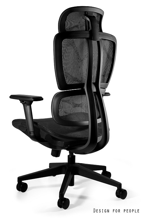 Deal ergonomiczny fotel biurowy GA-025H-U siatka czarna