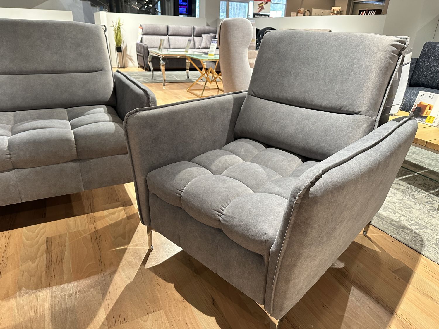 Zestaw narożnik Nicea W, fotel Nicea - przecena z ekspozycji -30% Zestaw narożnik Nicea W, fotel Nicea - przecena z ekspozycji -30%