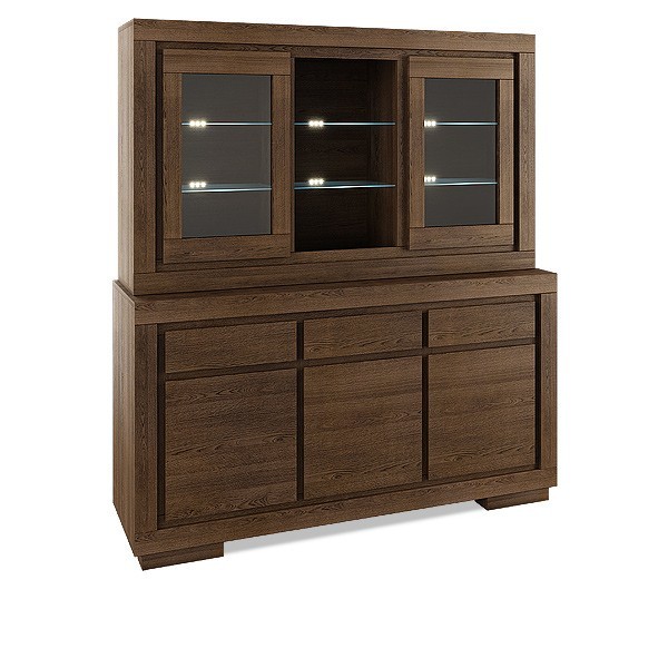 Witryna Lity Dąb do Komody DD III Kolekcja Dąb