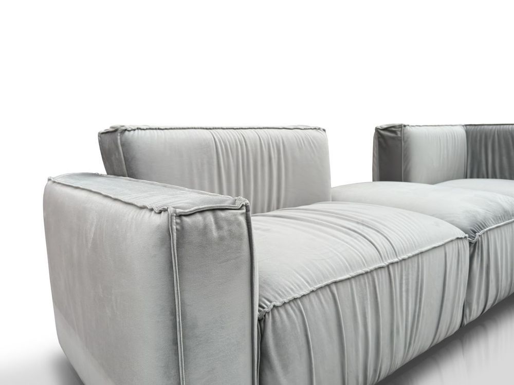  Nowoczesna sofa modułowa Duo z marszczeniami wygodna do salonu na wymiar