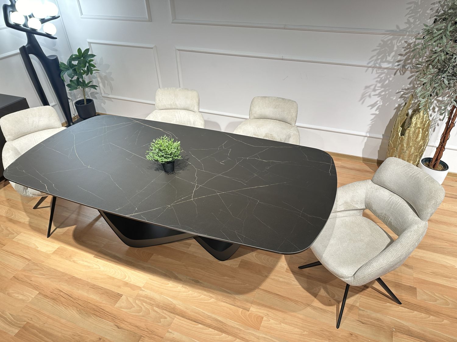 Stół spiek kwarcowy rozkładany Bravura 220x110 (+2x44)