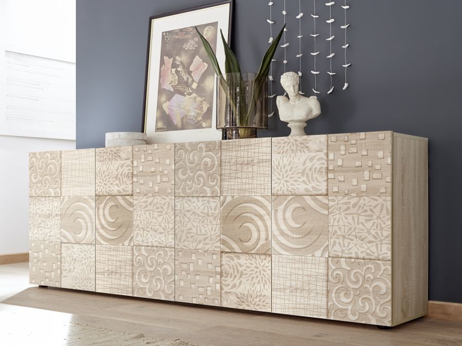 Komoda 4D Laminat Dąb Sonoma MIRO 201583-09