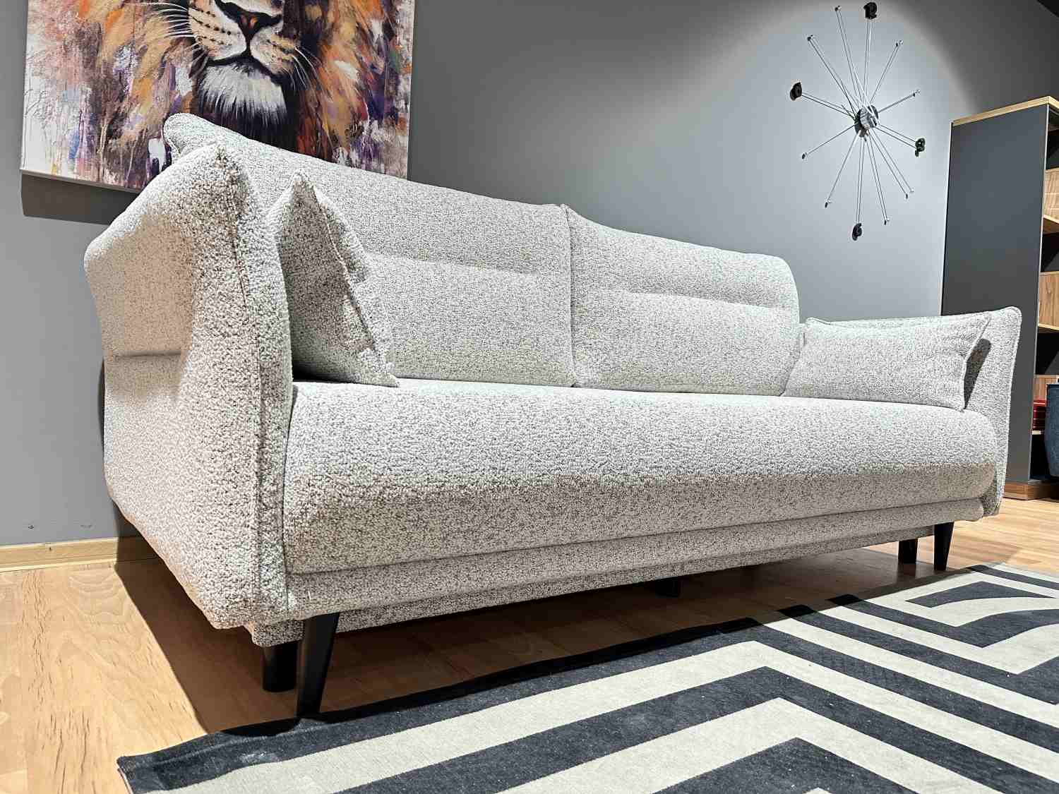 Sofa Capri z funkcją spania i pojemnikiem na pościel Top Line 