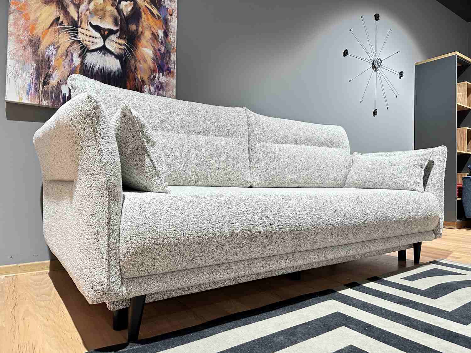 Sofa Capri z funkcją spania i pojemnikiem na pościel Top Line 