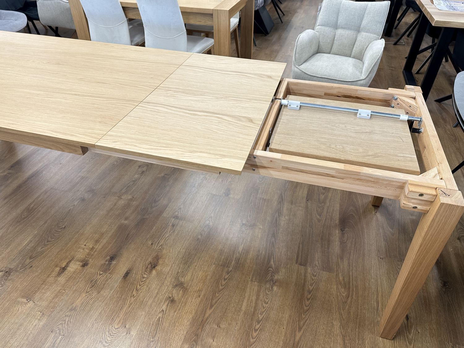 Stół rozkładany Slim 160x90 (+2x50)- przecena z ekspozycji -34%