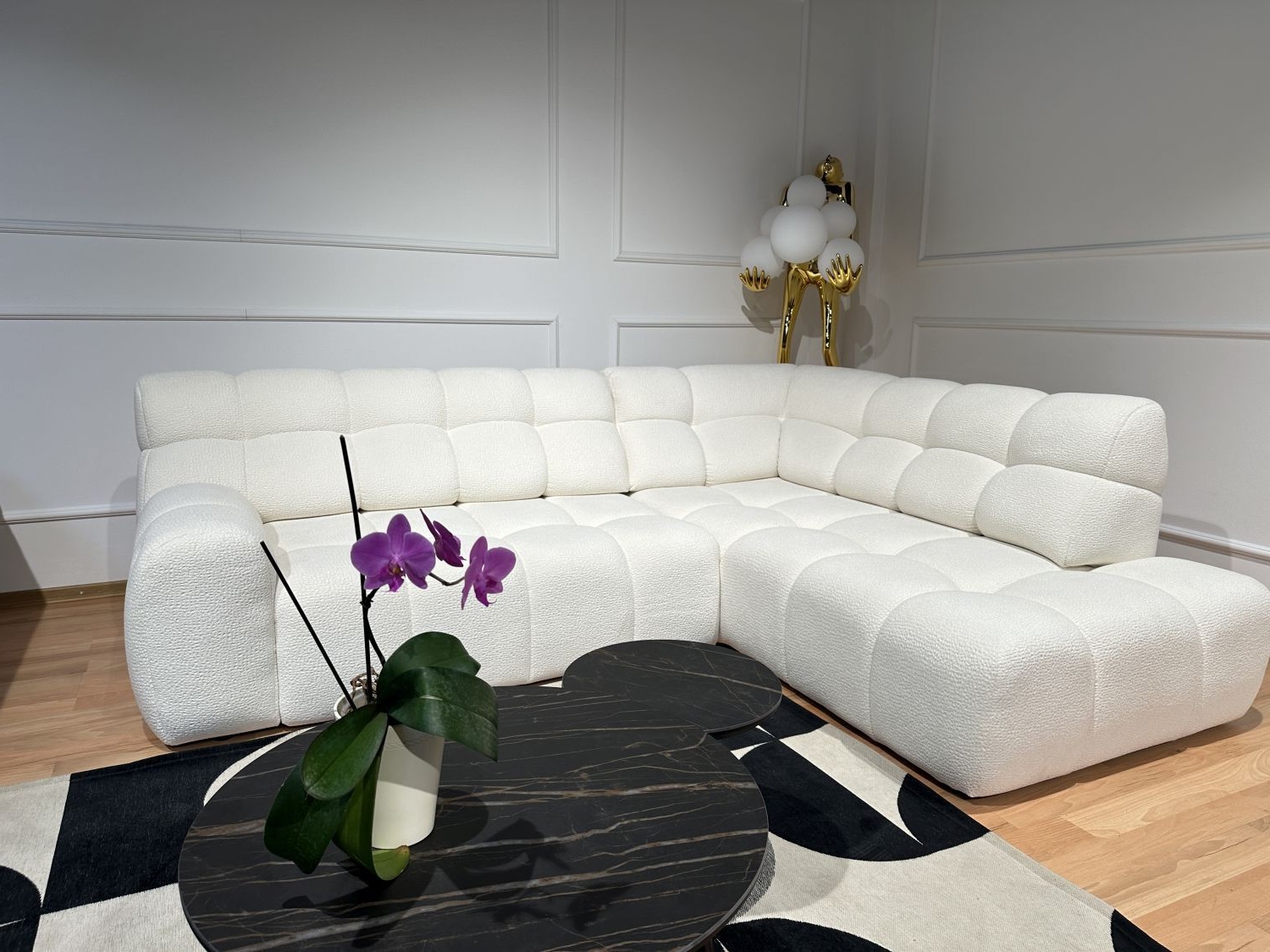 Narożnik elektrycznie wysuwane siedzisko Cocoon Wersal tk. Jaguar 01