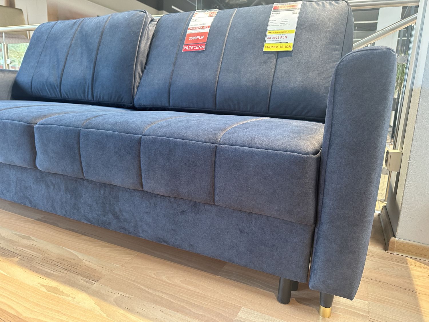 Sofa rozkładana Hugo Comforteo - przecena z ekspozycji -27%