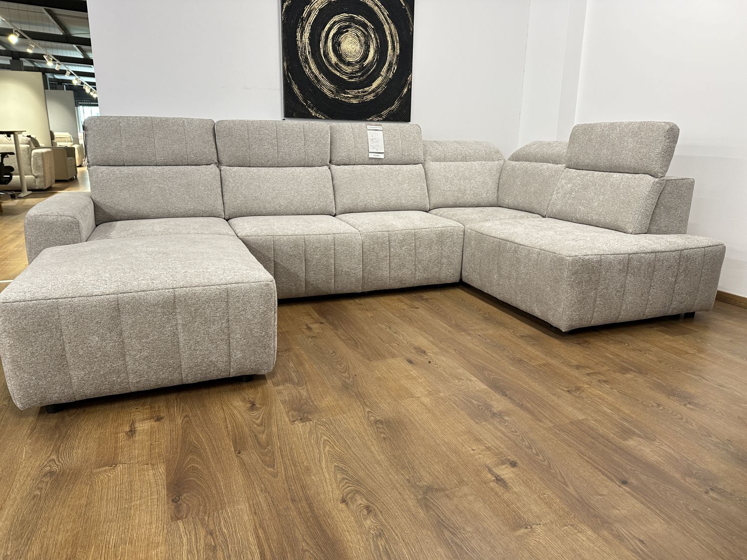 Narożnik Montreal XL Meblosoft z funkcją spania typu puma i dwoma pojemnikami - przecena z ekspozycji -22%