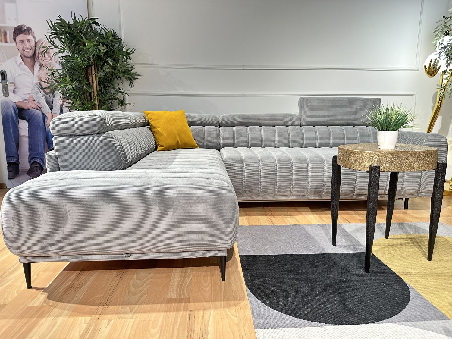 Narożnik stelaż włoski z materacem  Gandi 120, 140, 160 Wersal