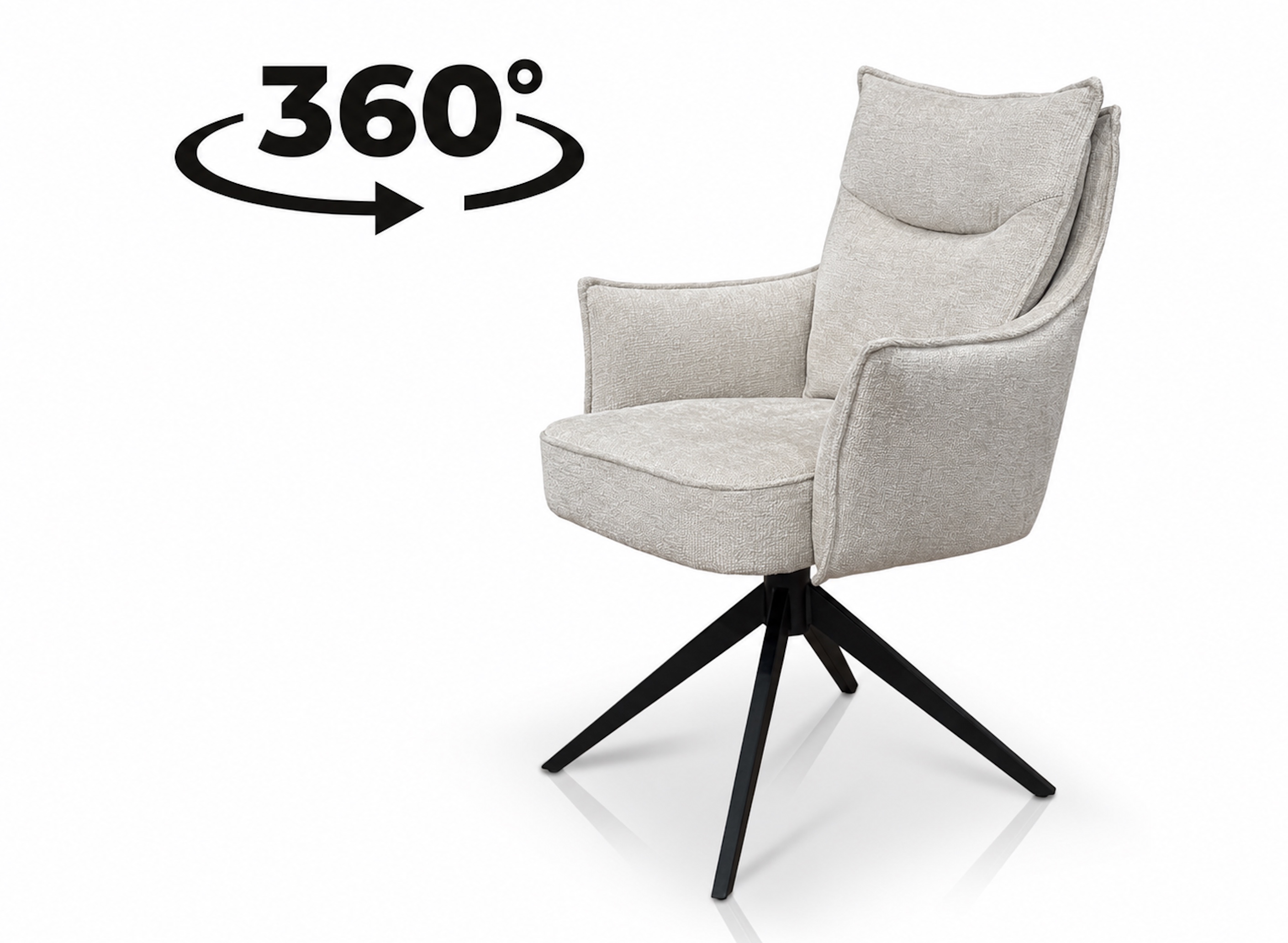 Krzesło obrotowe Pietralux, z obrotowym siedziskiem 360st. Perfect Harmony 02