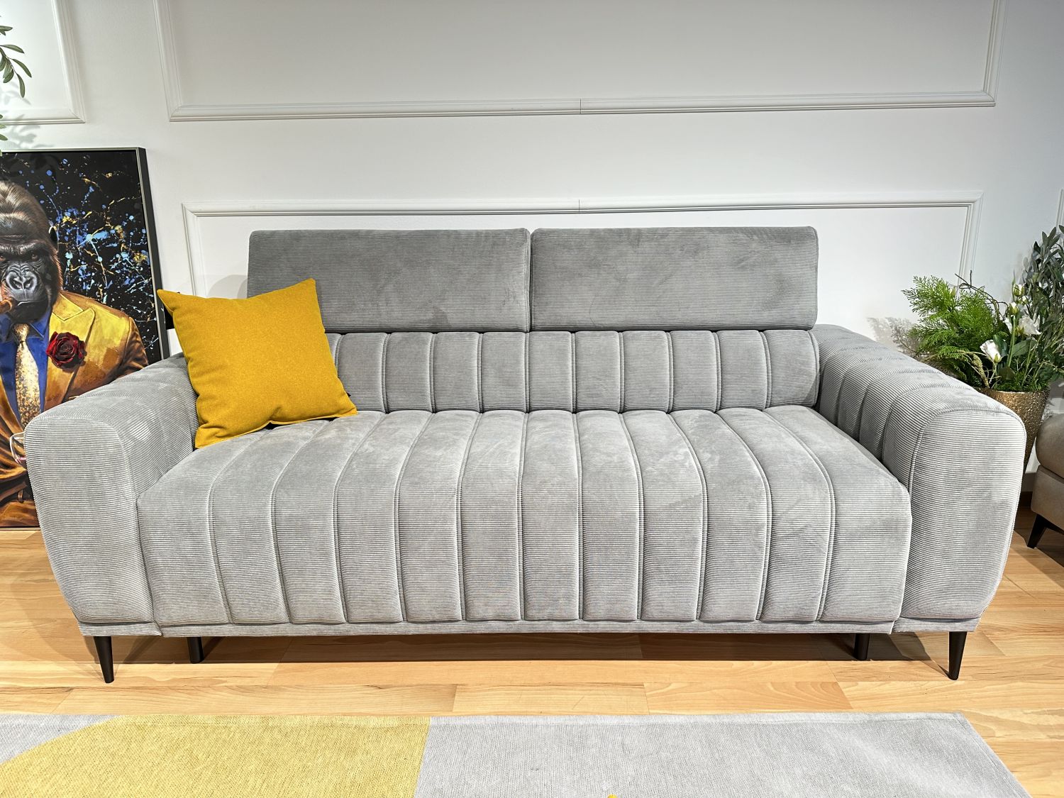 Sofa Gandi z funkcją spania codziennego ze stelażem włoskim firmy Wersal