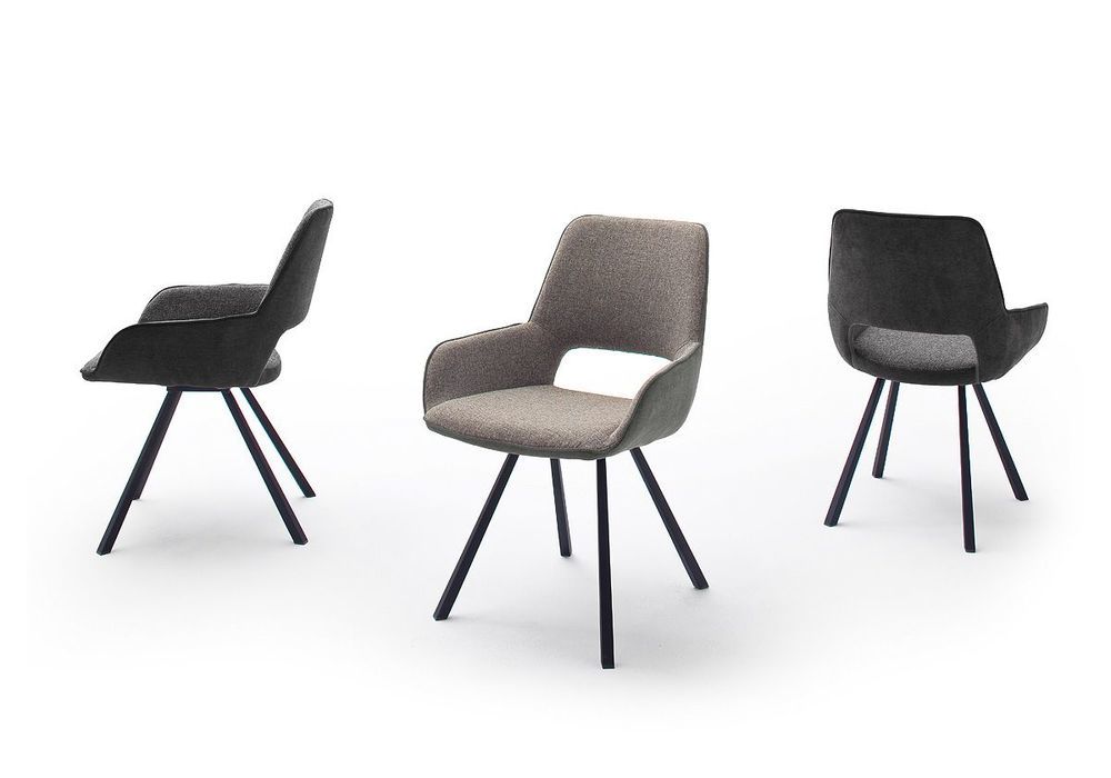 krzesło Parana 2 na 4 nogach graniastych obrót siedziska o 180°