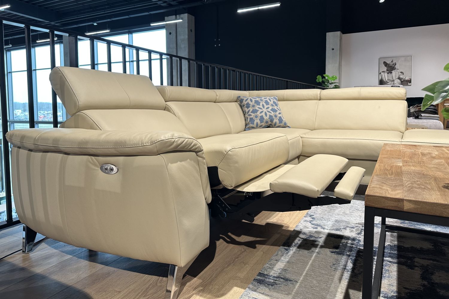 Narożnik z funkcja relaks LUPO Des Sofa Line 