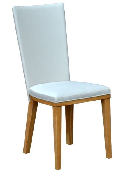 Krzesło Victoria lite drewno oparcie tapicerowane