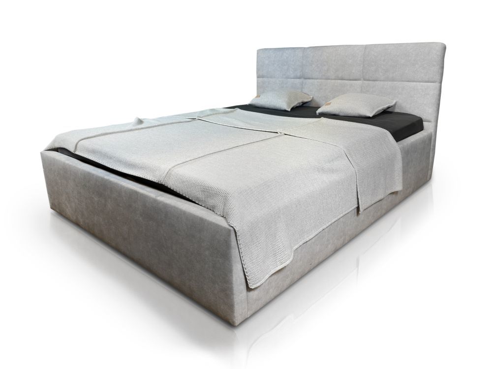 Czekolada łóżko tapicerowane pikowane 120, 140, 160, 180, 200, na wymiar i w dowolnej tkaninie