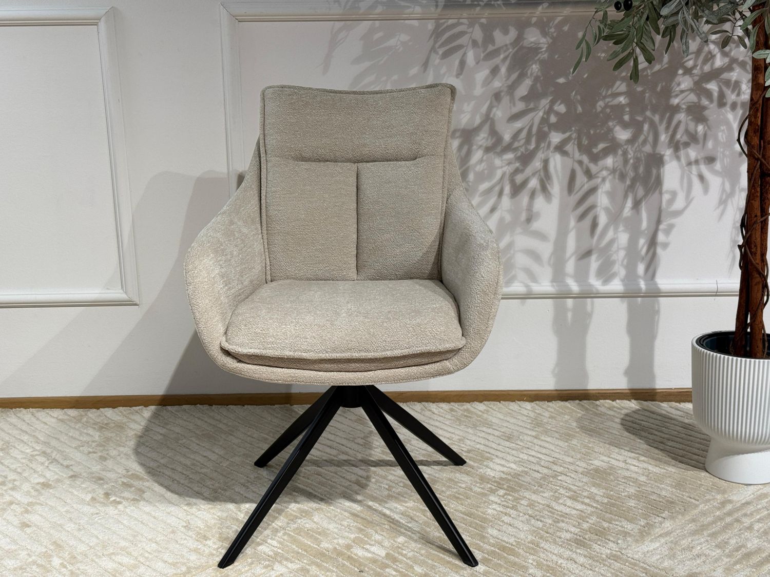 Krzesło obrotowe 360 z powrotem Vento 2 Raven 24