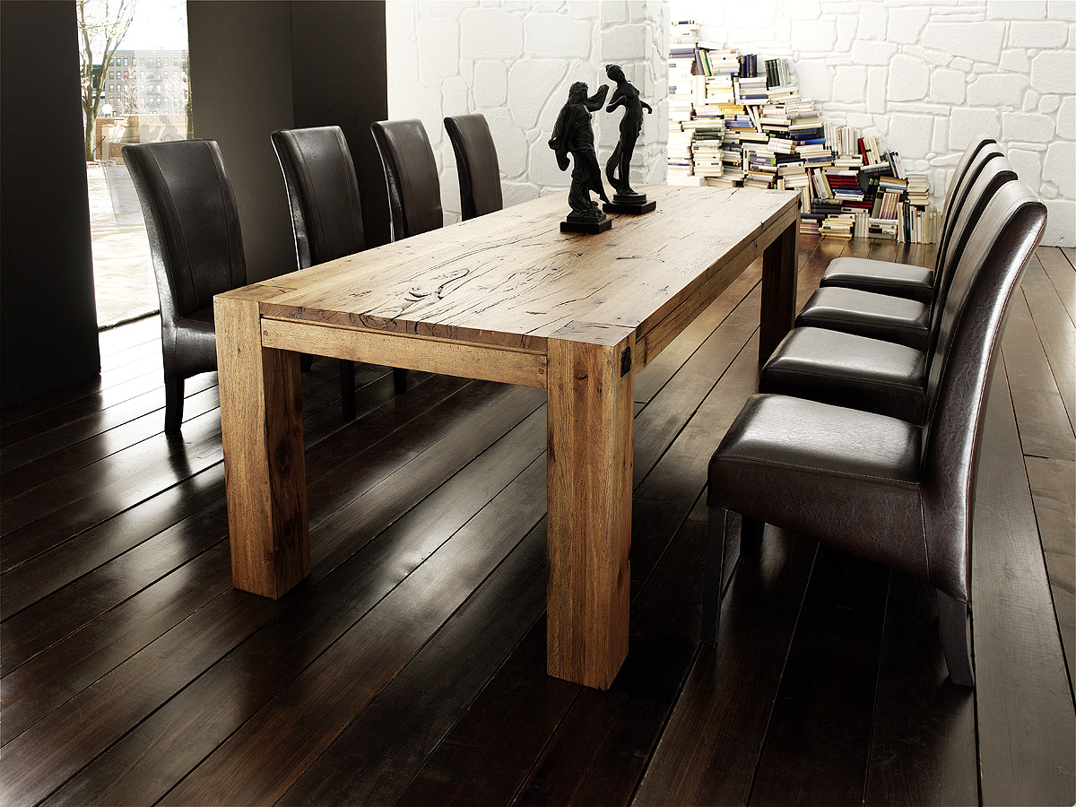Stół drewniany dębowy Leeds 180x90 cm dąb bassano Stół drewniany dębowy Leeds 180x90 cm dąb bassano