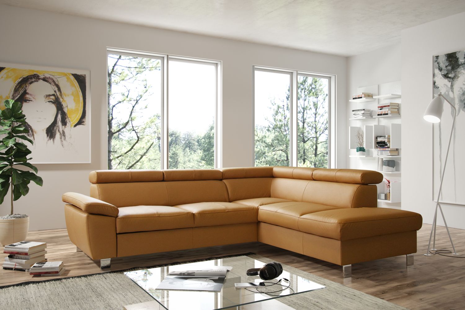 Narożnik rozkładany z pojemnikiem Largo Des Sofa Line Narożnik rozkładany z pojemnikiem Largo Des Sofa Line