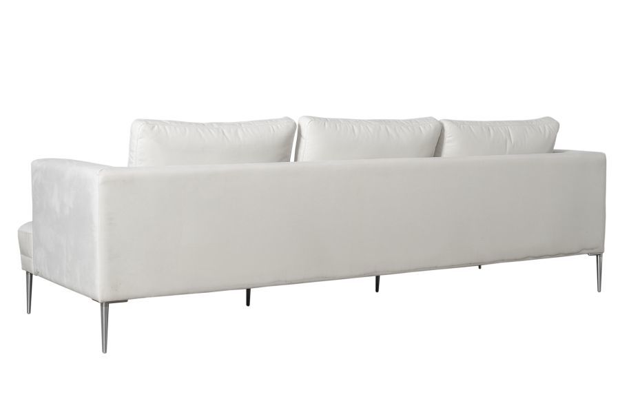 Sofa nierozkładana 3N Dream prodivani metalowe wysokie nóżki na wymiar