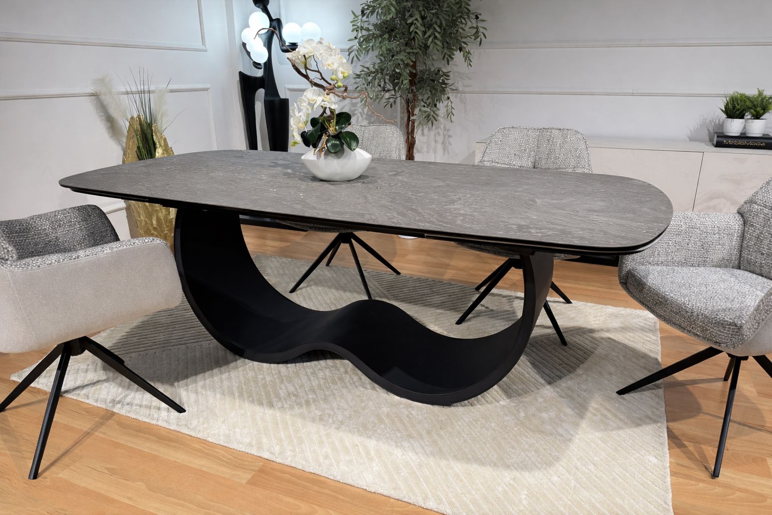 Stół spiek kwarcowy Carbone 