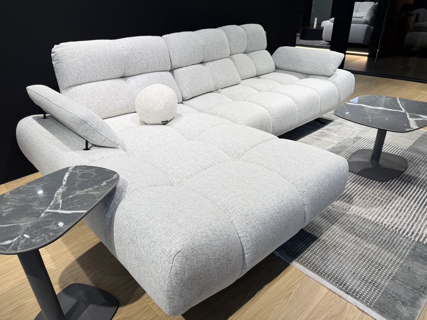 Narożnik z regulowaną głębokością siedziska Prado S Wersal  