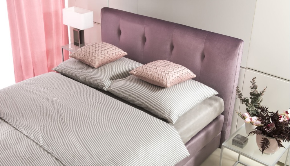 Fiore typ 04 - łóżko tapicerowane pod materac 160x200cm z pojemnikiem Vero 