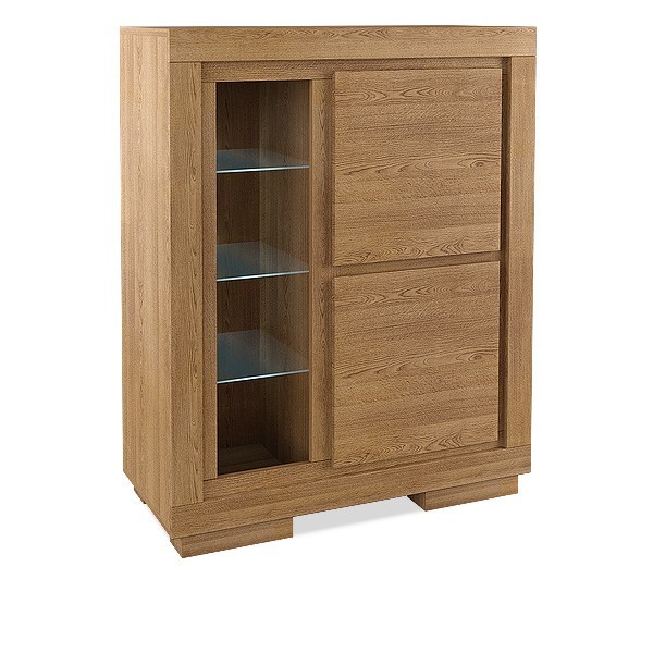 Witryna 105DDD Lity Dąb Kolekcja  Mój Dąb