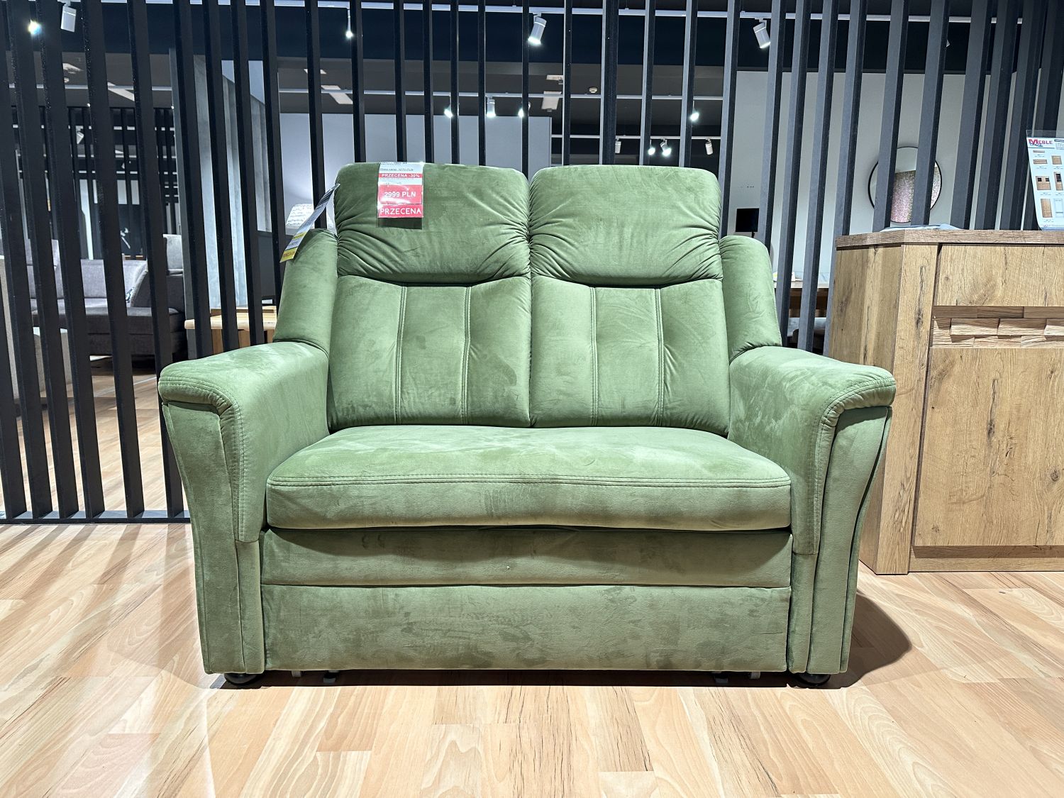 Sofa z funkcją spania i pojemnikiem na pościel German - przecena z ekspozycji -30%