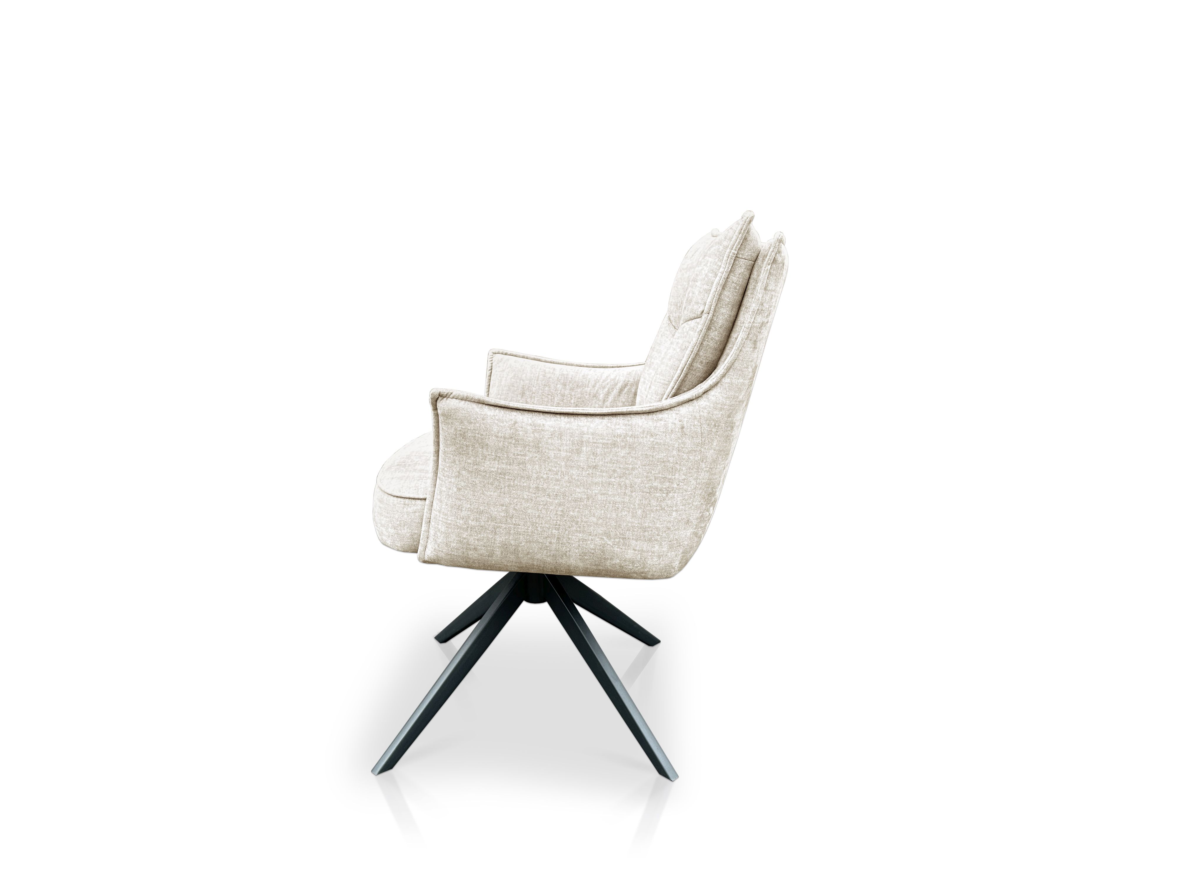 Krzesło obrotowe Pietralux, z obrotowym siedziskiem 360st. Vogue 01 Cream
