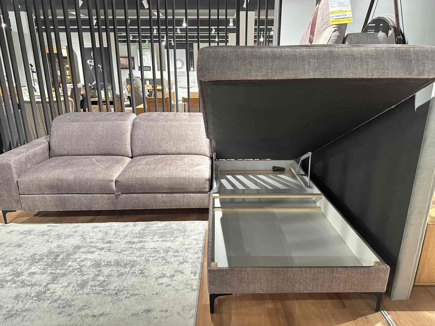 Narożnik z funkcją spania i pojemnikiem Verona W - przecena z ekspozycji - 20%