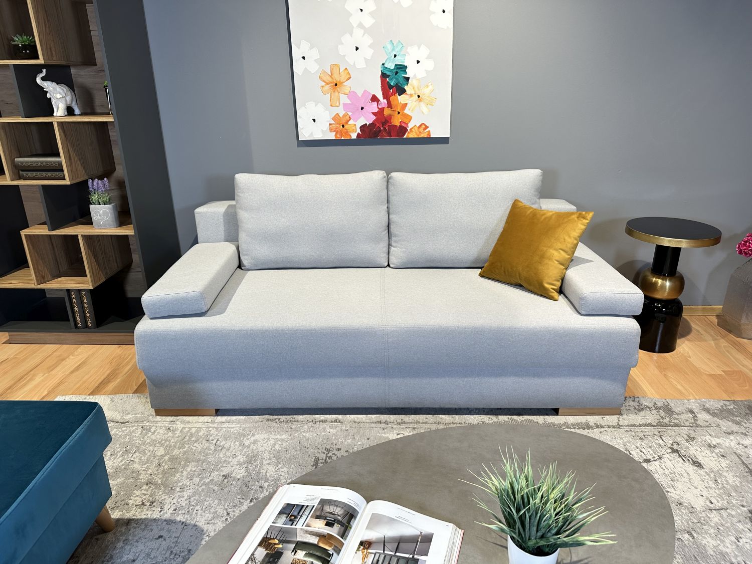 Diego Sofa z funkcją spania, materac sprężynowy z pojemnikiem Diego Sofa z funkcją spania, materac sprężynowy z pojemnikiem
