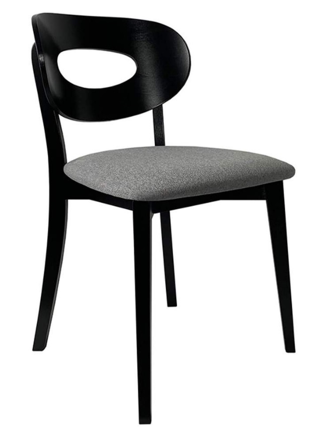 Rubi krzesło drewniane oparcie tapicerowane siedzisko do kuchni jadalni salonu