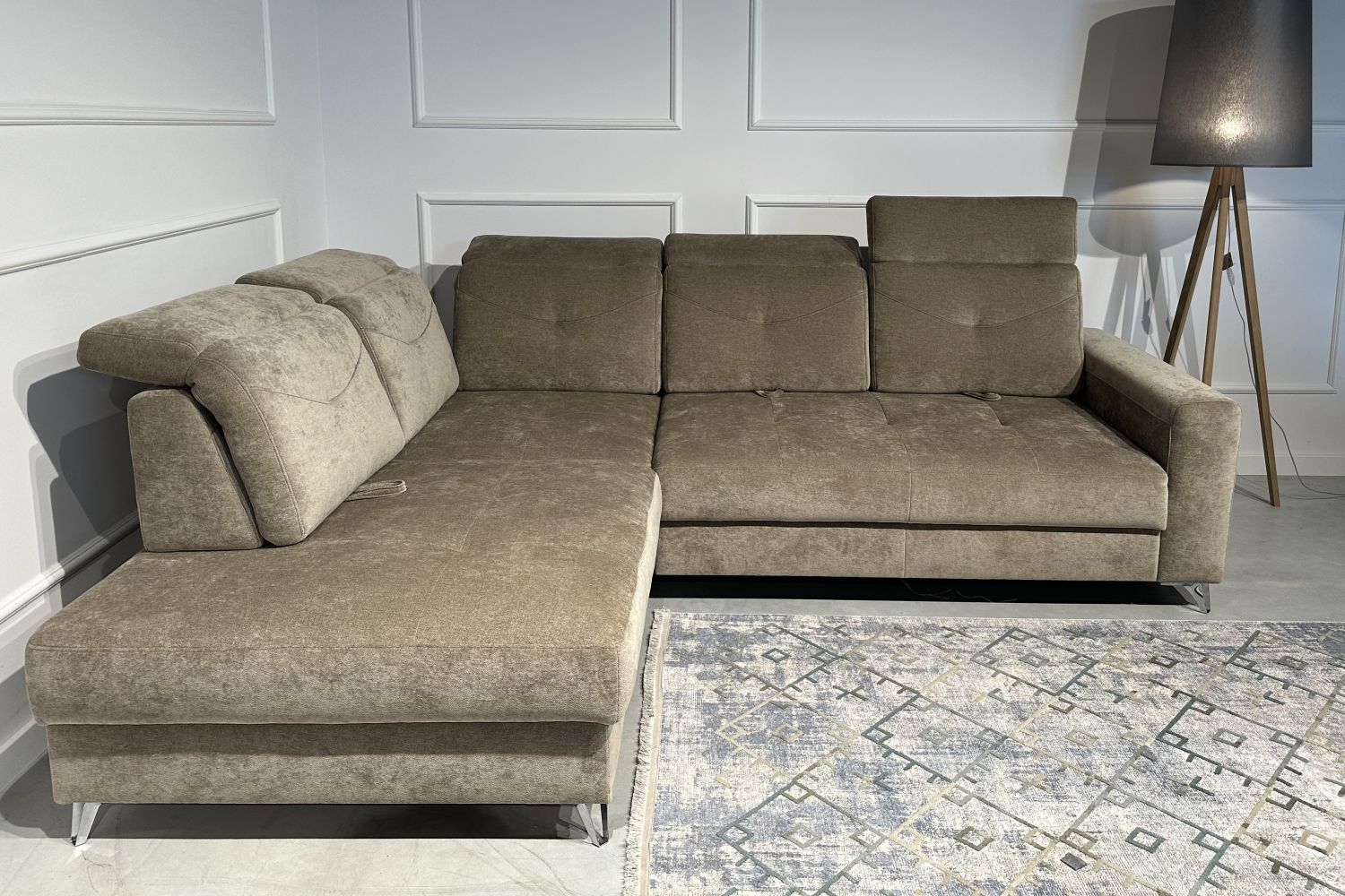Narożnik z funkcją spania i przesuwanymi oparciami, Vocal Ideal Sofa