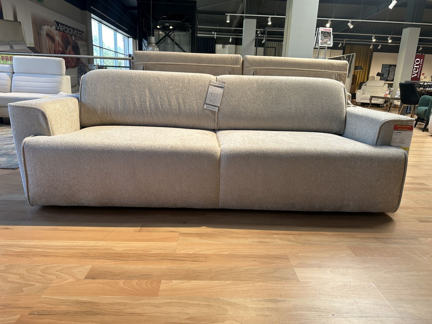 Sofa Loretto z funkcją spania typu Puma - przecena z ekspozycji -30%