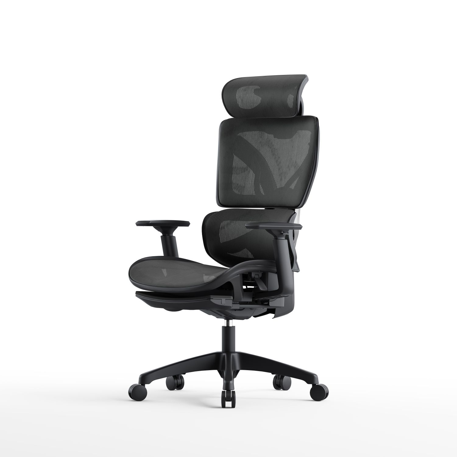 Fotel ergonomiczny z podnóżkiem Elton