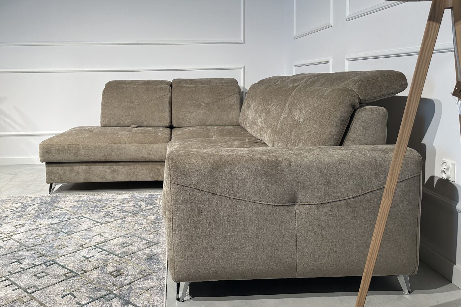 Narożnik z funkcją spania i przesuwanymi oparciami, Vocal Ideal Sofa