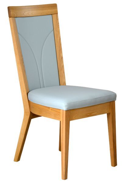 Krzesło Polonia lite drewno Tapicerowane