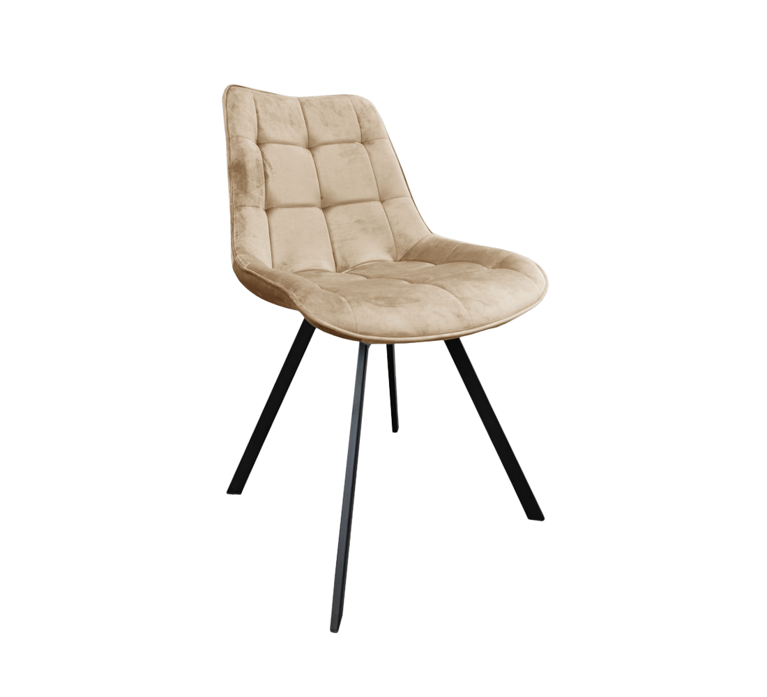 Krzesło Lapo 21137 obrotowe 360 st Kwadrat w stylu loftowym tkanina Cloud 03