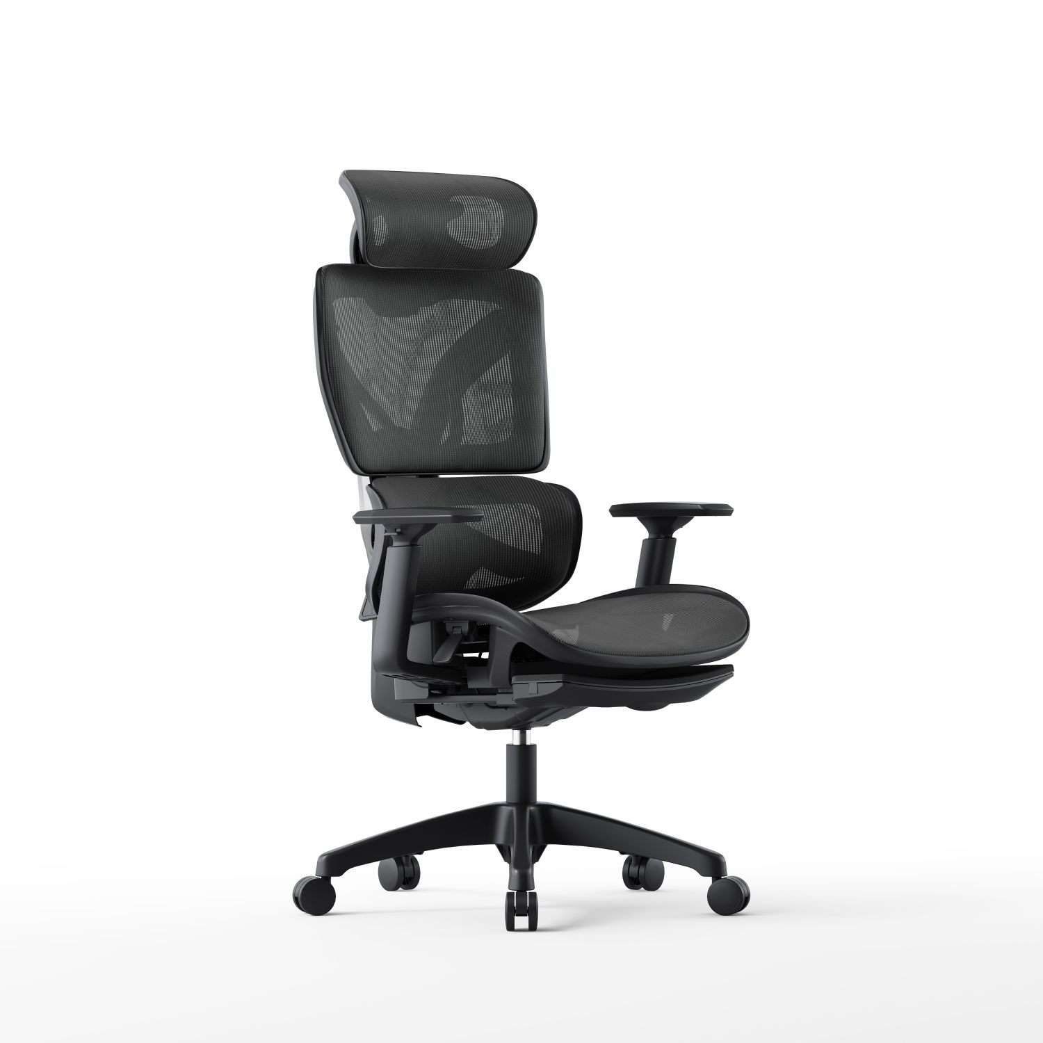 Fotel ergonomiczny z podnóżkiem Elton