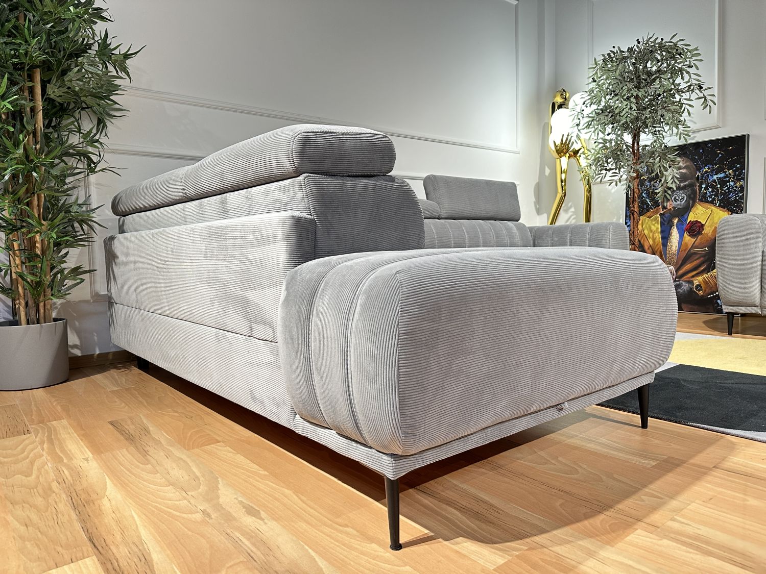 Narożnik stelaż włoski z materacem  Gandi 120, 140, 160 Wersal