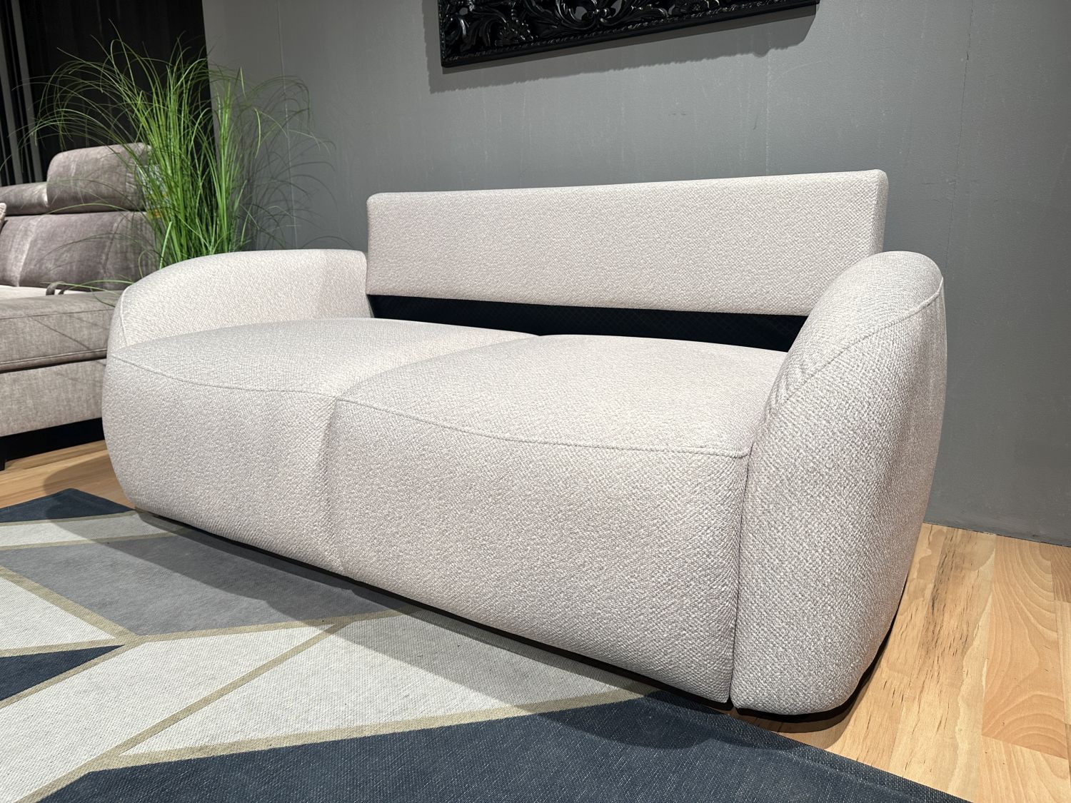 Sofa Stone z funkcją spania Puma, pojemnikiem na pościel. Zoya 