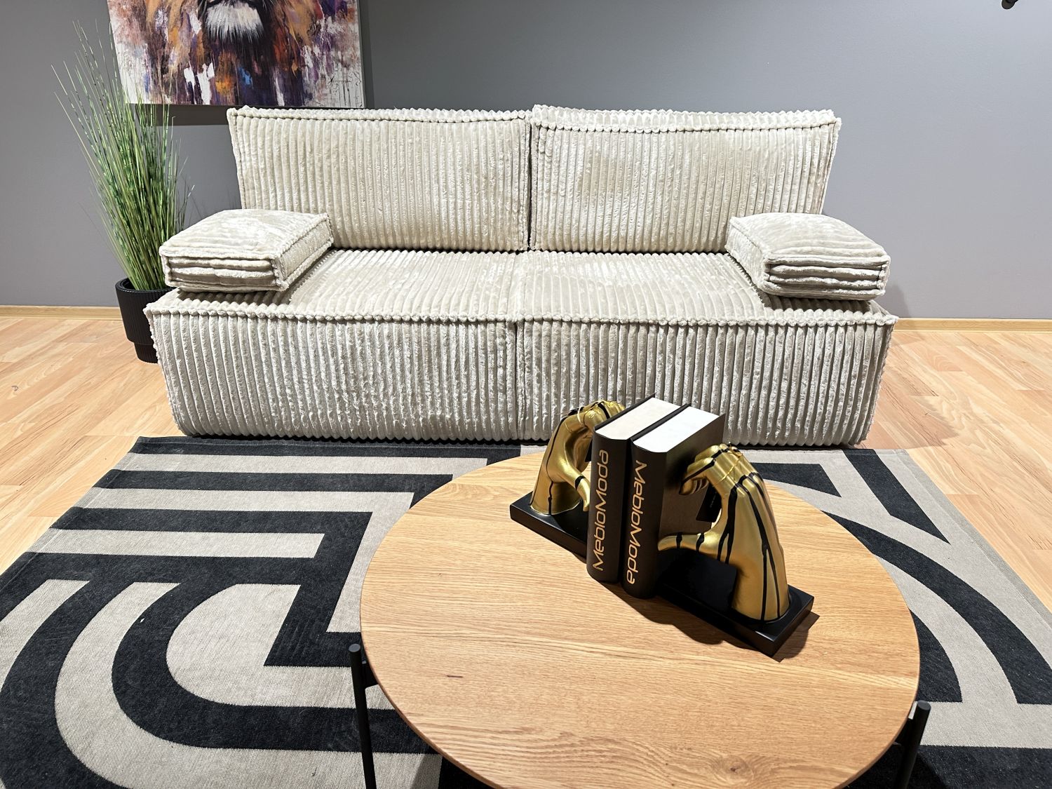 Kanapa rozkładana z pojemnikiem Porto II Top Line 