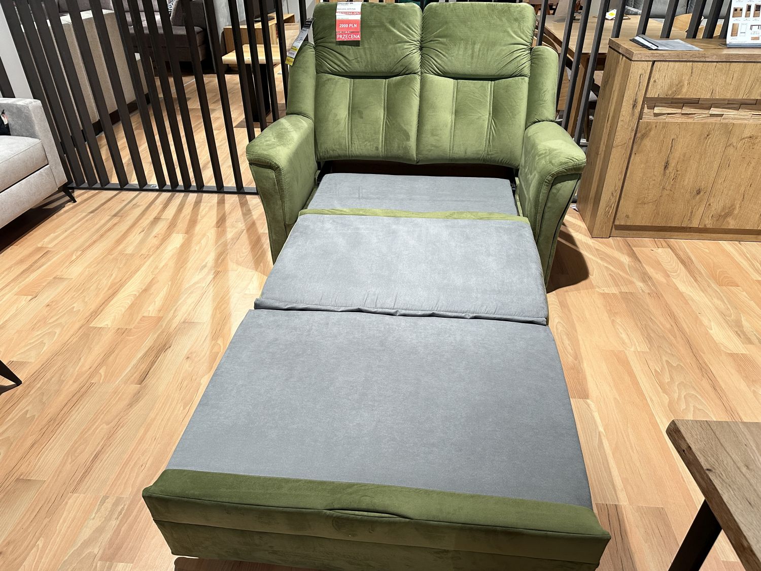 Sofa z funkcją spania i pojemnikiem na pościel German - przecena z ekspozycji -30%